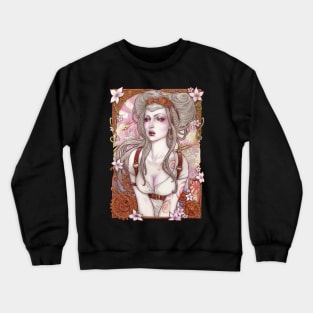 Steampunk Sexy Pin Up Crewneck Sweatshirt